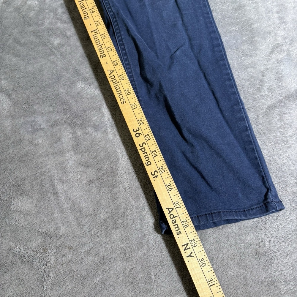 Buffalo David Bitton Pants Mens 32X30 Dark Blue Denim Straight Stretch - Picture 4 of 8